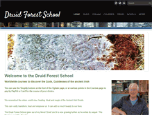 Tablet Screenshot of druidforestschool.com